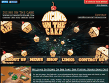 Tablet Screenshot of dicingonthecake.com